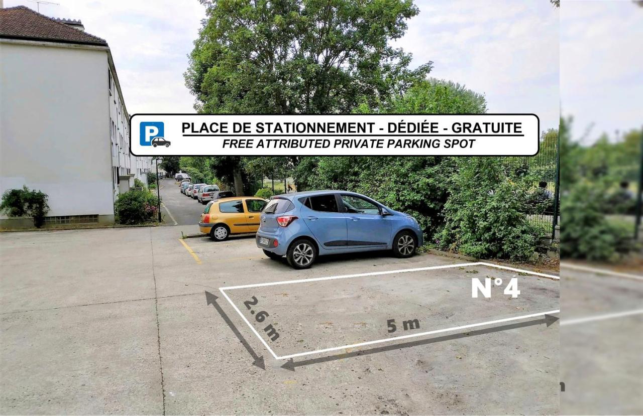 Room & Parking In Shared Appartment With Proprietor L 25 Mins From Paris Gare Du Nord, Cdg Airport & Stade De France Montmagny Exterior foto