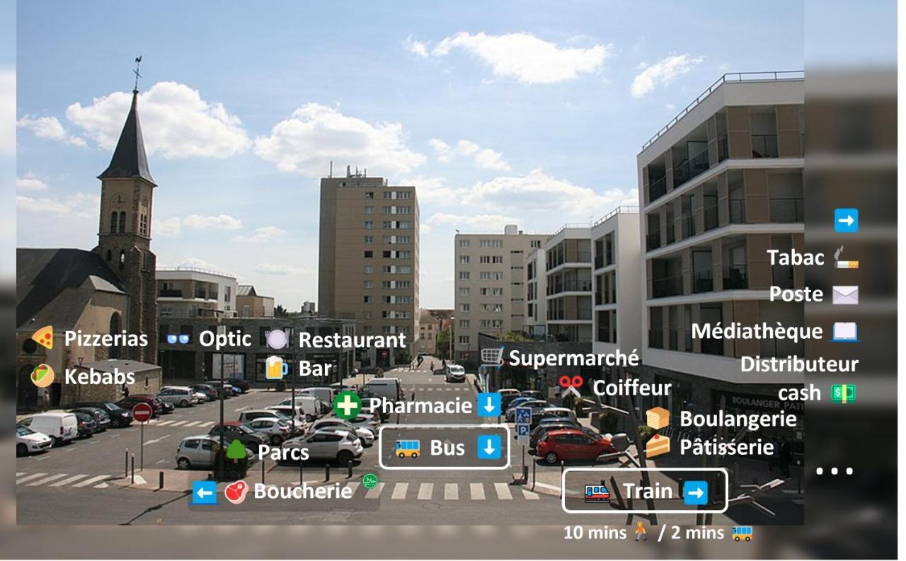 Room & Parking In Shared Appartment With Proprietor L 25 Mins From Paris Gare Du Nord, Cdg Airport & Stade De France Montmagny Exterior foto